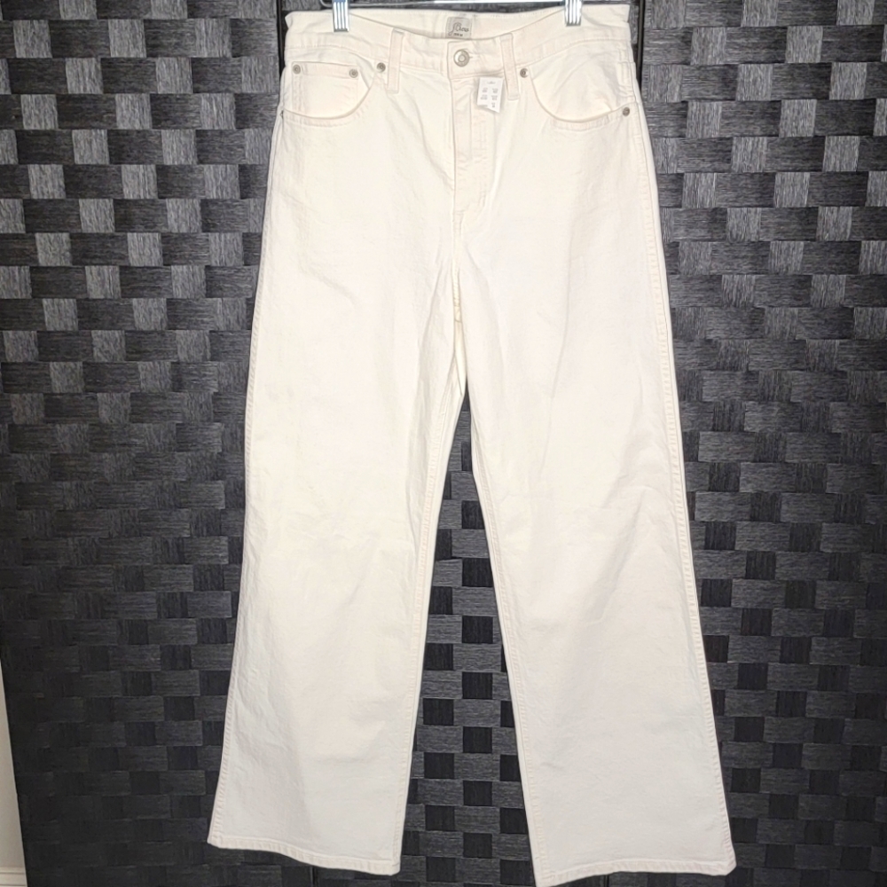 J CREW White Jeans Size 29. #254